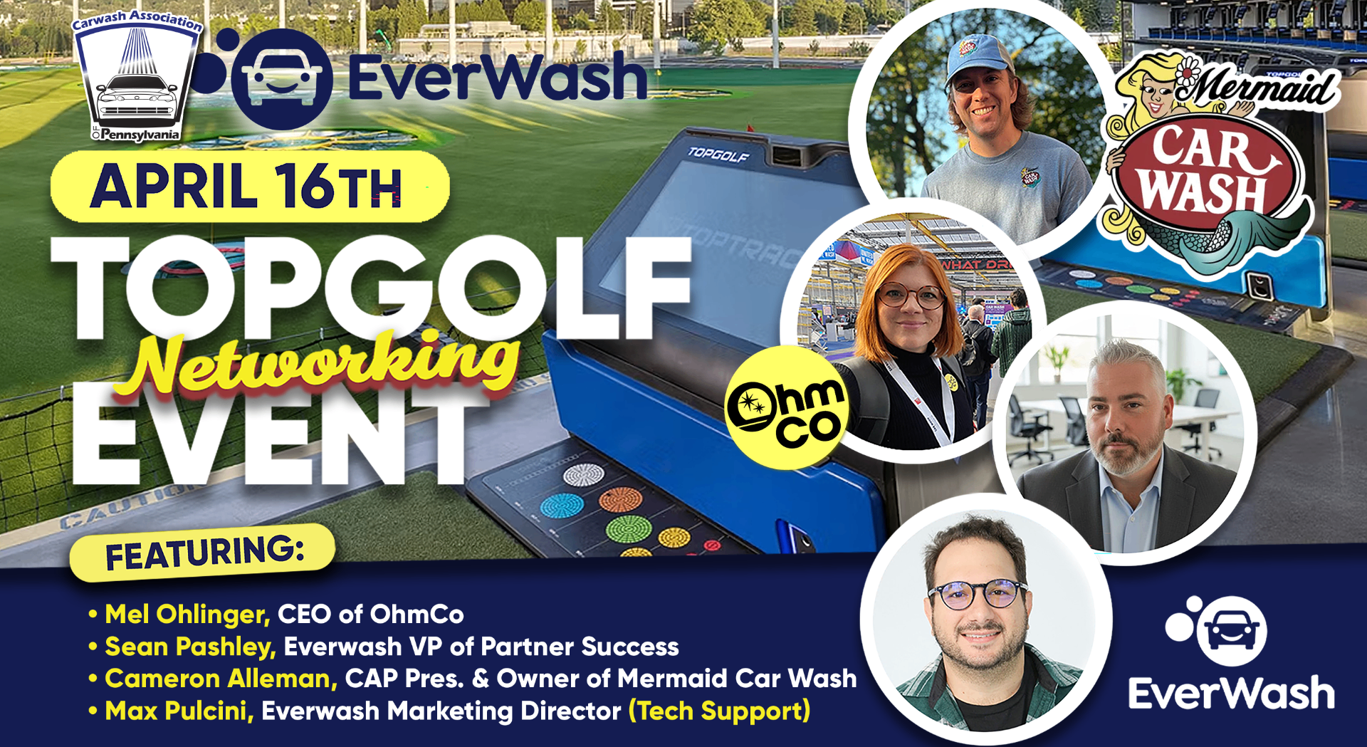 CAP × EverWash Topgolf Networking Event — April 16